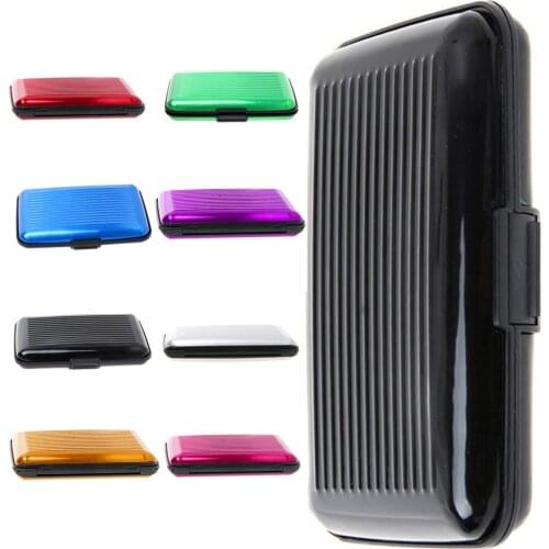 Wallet Business ID Credit Card Case Holder Anti RFID Scanning Card Holders for Men Women B88