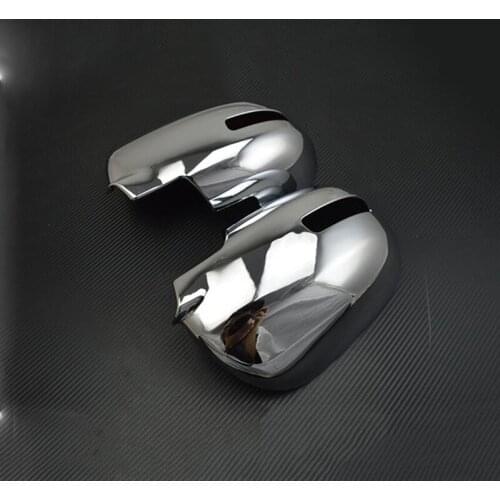 For Mitsubishi Outlander 2013-2018 Car side Door Rearview wing mirror Exterior Cover ABS Chrome plated 3m Paste Install
