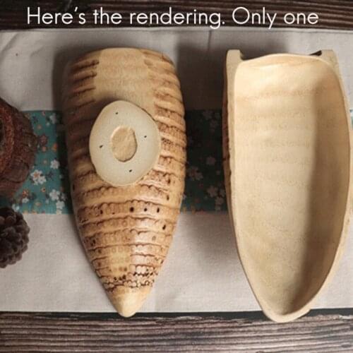 Bamboo Root Carving Fruit Plate Home Storage Fruit Tray Plate Nut Chips Dish Teapoy Table Wedding Party Event Decoration