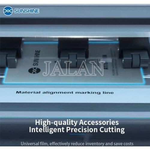 Sunshine SS-057B Flexible Hydrogel Film Anti-blue Light Anti-Fingerprint Full Stickers SS-890C Machine Cutting Front FIlm