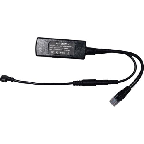 Gigabit PoE Splitter 10 Watt Power 5 Volt for Up to 100 Meters: AF-Micro USB