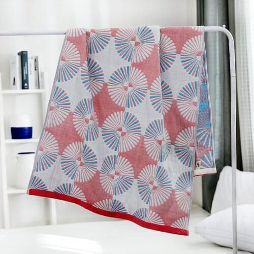 Cotton Dandelion Four Layers Gauze Bath Towel Cotton Household Water-Absorbing Wrap Large Turkish Towels