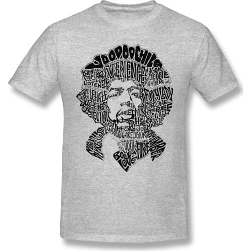 Jimi And Hendrix Artwork Pullover Hoodie Mens Basic Short Sleeve T-Shirt Casual R215 T-shirts USA Size