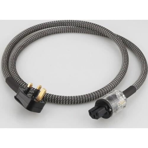 Audiocrast P112 HIFI AC-313CU OFC copper UK Power Cable UK Mains Lead For AMP CD player Audio Visual & Hi-Fi Equipment