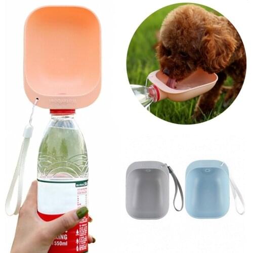Dog Bowl Pet Water Feeder Can Be Connected With Variety Of Mineral Water Bottles DIY Device Outdoor Pet Water Bottle Accessories