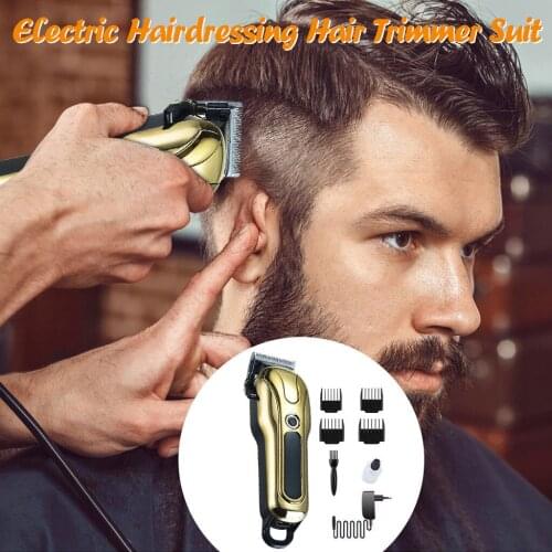 Multifunctional Hair Trimmer Set Hairdressing Scissors Floating Shaving Head ABS Hair Cutting Clipper Home Barber Shoe tool 5ml