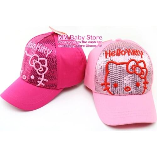 Fashion Cat Cartoon Kids Hat Boys Girls Baseball Caps Cute Net Baseball Hat Sun Shading Hat