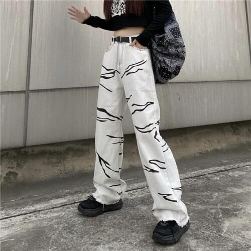 PUNK STYLE GIRL Women's Loose Pants