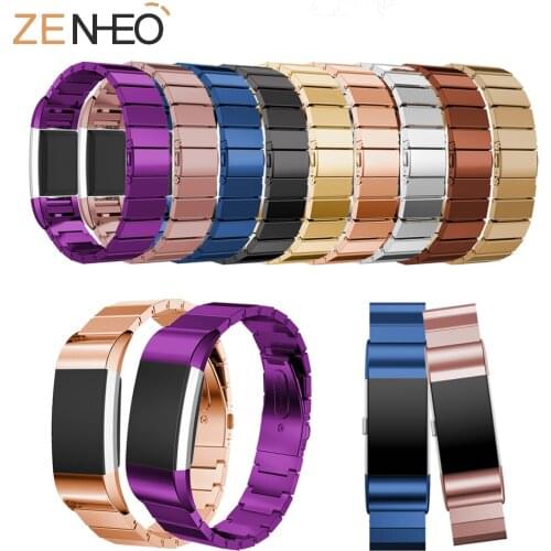 For Fitbit Charge 2 Premium Stainless Steel Bracelet Watch Strap For Fitbit Charge 2 Smart Fitness Watch Replacement Accessory