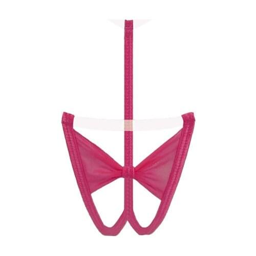 Women Sexy Thongs Transparent Sheer G Strings Open Crotchless Seamless Mini Micro Bikini Tanga T Back Panties Underwear Lingerie