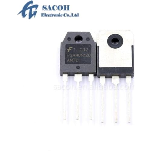 10Pcs FGA40N120ANTD or FGA40T120SMD or FGA40N120 40N120 TO-3P 40A 1200V Power IGBT Transistor