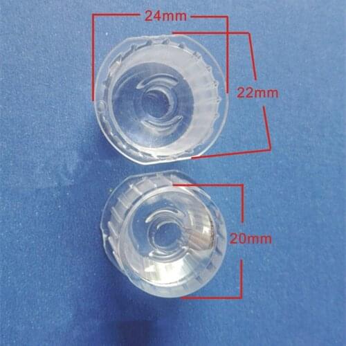 10 pcs large power Imitating lumen LED lens 20mm lens with 15,25,30,45,60,90,120 degrees