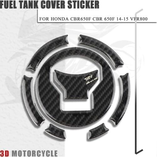 2017 3D Carbon Fiber High Quality Motorcycle Accessories Fuel Tank Protector Decals Fit For HONDA CBR650F CBR 650F 14-15 VFR800