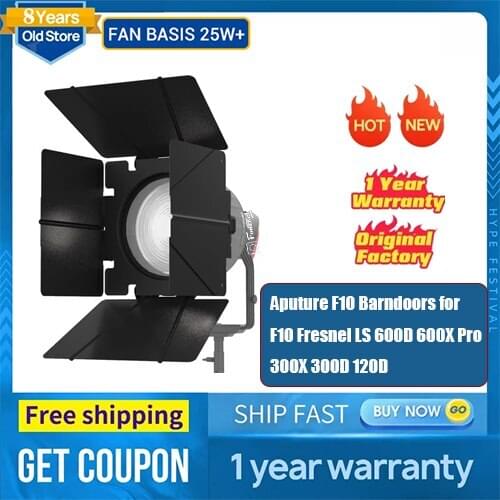 Aputure F10 Barndoors for LS 600d pro Fresnel Attachment