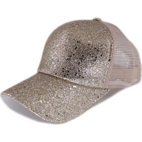 New Brand Classic Baseball Cap Spring And Summer Fashion Sequins Snapback Girls Women Baseball Caps Fashion Hip Hop Hat