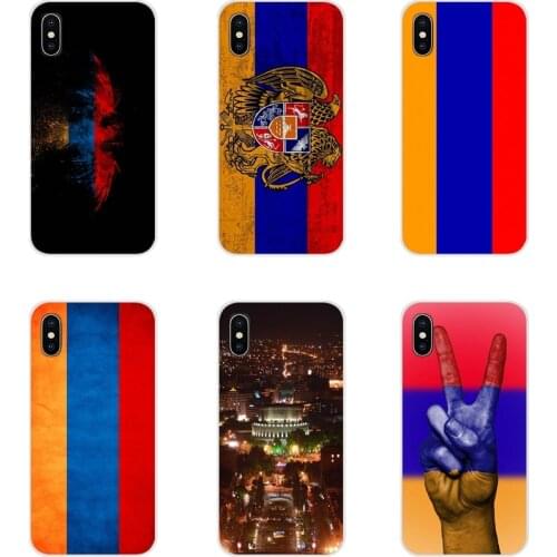For Samsung Galaxy S3 S4 S5 Mini S6 S7 Edge S8 S9 S10 Lite Plus Note 4 5 8 9 Accessories Phone Shell Covers Armenia Flag