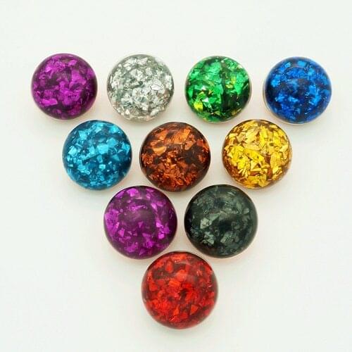 Hot 10pcs Sequin Fragment Beauty18MM snaps buttons Beauty Reflective Bright fit DIY charm snap bracelet jewelry NS1017