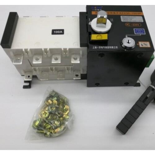 4P 100A Working 400V Power 220V Isolation type Dual Power Automatic transfer switch ATS 2 in 2 out