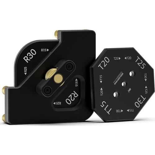 KKmoon Router Corner Jig Corner Radius Template Guide 15/20/25/30mm Quick Release Routing Jig Template for Woodworking