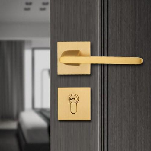 KOPPALIVE Brand Household Indoor Lock Nordic Magnetic Mute Bedroom Lever Door Handles