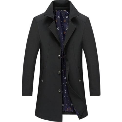 LIBIELIY Men's Trench Coats