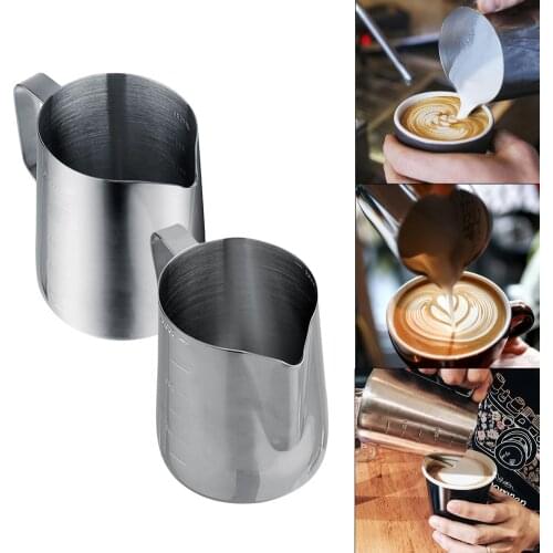 350ml/600ml Stainless Steel Milk frothing jug Espresso Coffee Pitcher Barista Craft Coffee Latte Milk Frothing Jug Pitcher