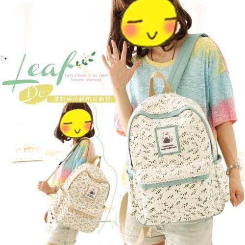 2020 New arrival Women Canvas Backpack School bag For Girls Ladies Teenagers Casual Travel bags Schoolbag Backpacks BS220