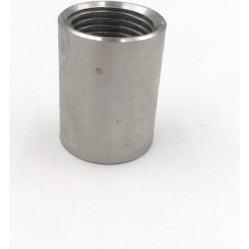 Stainless Steel 304 1/2"BSP Full Coupler - 1"L , Homebrew Hardware, Pump Fitting
