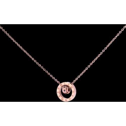 Hot Smiling To Life Fashion New Goddess Luxury Women Necklace Gold Color Luxe Jewelry Stainless Steel