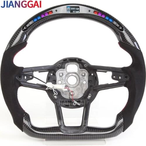 Fit For Audi R8 TTS TT Steering Wheel 2016-2020 Models Alcantara LED Shift Sport Steering Wheel