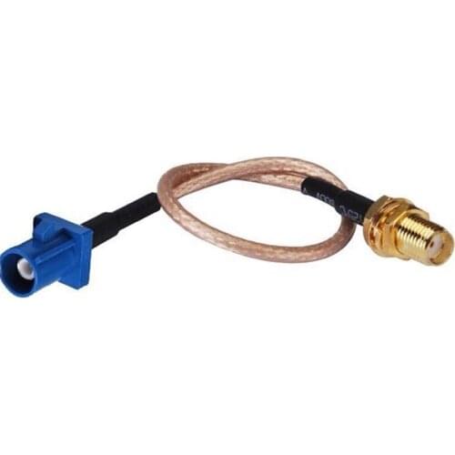 Blue SMA Female Jack To C Type Male Plug RF Coaxial Connector RG316 Cable Adapter GPS Antenna Extension Pigtail Wire 15CM