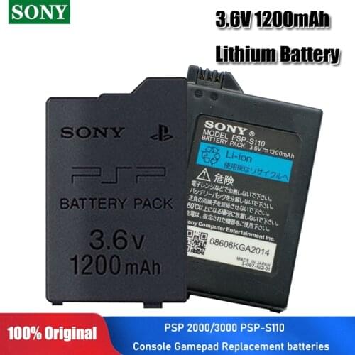Sony 1200mAh 3.6V Lithium Ion Rechargeable Battery Pack Replacement for Sony PSP 2000/3000 PSP-S110 Console