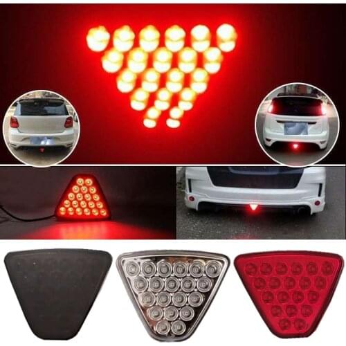 1pc Brake Lights Universal F1 Style 20 LED Red Rear Tail Third Brake Stop Safety Lamp Light Car LED Signal Lamp