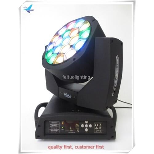 10/lot K10 B-EYE 4in1 RGBW 19x15w Beam Zoom Bee eye led moving head wash dj light