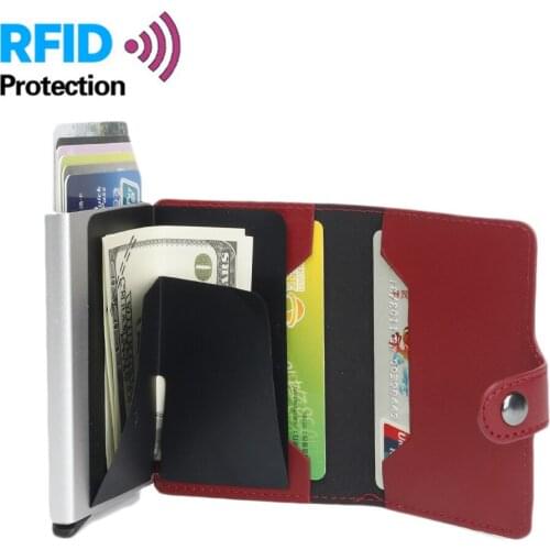 Men PU Leather Slim Money Bag Wallet Male Women Pocket Cash Holder Money Case 2020 New Rfid Card Money Clip Wallet