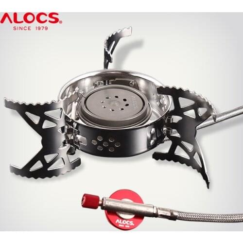 ALOCS Compact Foldable Portable 3500W Camping Cooking Gas Stove Burner for Outdoor Backpacking Hiking Camping Furnace Picnic