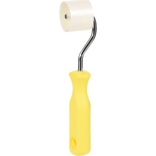 Uxcell PP Paint Roller Brush 3cm for Household Wall Painting Treatment w Plastic Handle to paint trim door edging plaster