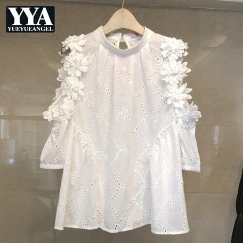 YueYueAngel Off Shoulder Blouses