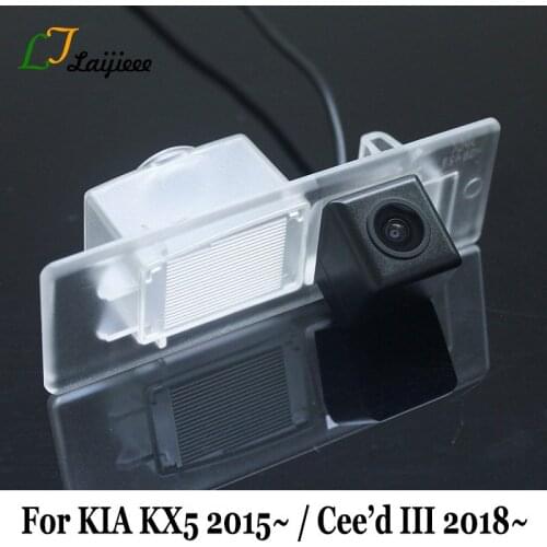 For KIA Ceed 3 III 2018 - Present Car Rearview Reverse Camera / HD Night Vision Rear Parking Camera For KIA KX5 2016 - Present