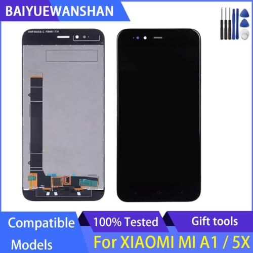 5.5" For Xiaomi A1 Mi 5X LCD Display Touch Screen Digitizer Assembly With Frame Replacement For Xiaomi MI A1/5X