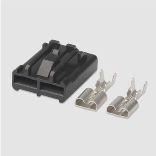 5/10sets 2pin tyco auto 6.3series electric unsealed wiring harness connectors 346027-1