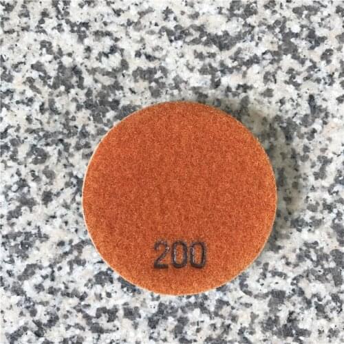 Marble Floor Polishing Pad 3 inch (80 mm) Disc Grinder Abrasive Tools Circle Wheel Thickness 10 mm Grit 200 3 Pcs/lot