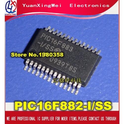 Free shipping 10PCS/LOT PIC16F882-I/SS PIC16F882 16F882-I/SS SSOP28