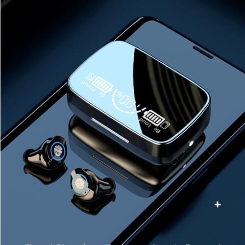 Bluetooth Wireless Headphones with Mic Sports Waterproof TWS Bluetooth Earphones Touch Control Wireless Headsets Earbuds Phone