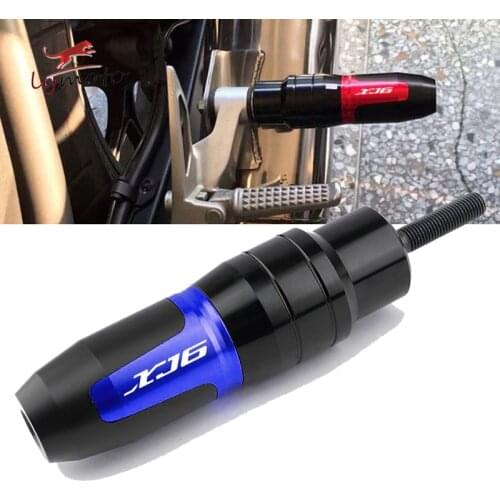 For YAMAHA XJ6 XJ-6 xj6 DIVERSION Newest Motorcycle Accessories CNC Frame Crash Pads Exhaust Sliders Crash Protector With Logo