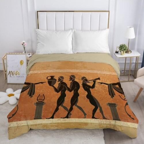 Egyptian Duvet cover Quilt/Blanket/Comfortable Case Double King Bedding 140x200 240x260 200x200 for Home Three people