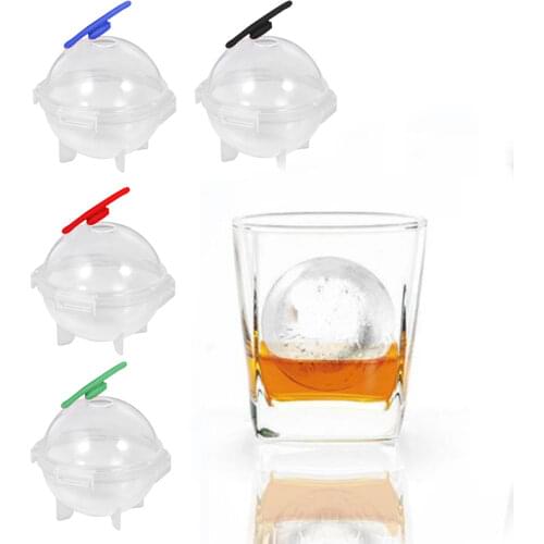 5CM Big Round Ball Ice Cube Mold DIY Ice Cream Maker Plastic Ice Mould Whiskey Ice Tray for Bar Tool Kitchen Gadget Accessories