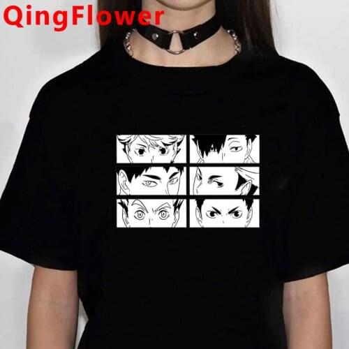 Oya Oya Oya Haikyuu Kuroo Karasuno Fly High tshirt women couple streetwear ulzzang aesthetic top tees tshirt harajuku