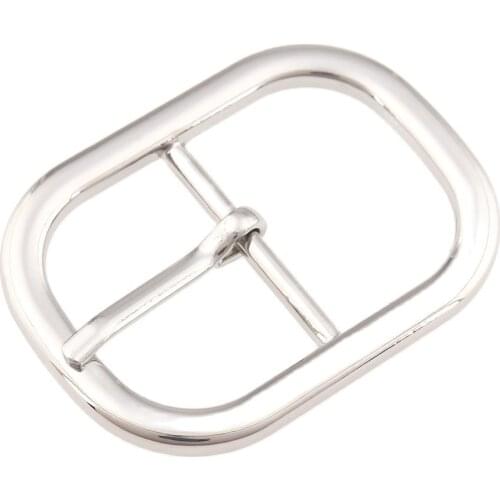 Metal Silver Belt buckles 30mm with Pin For Bag Strap Belt Leathercraft DIY Sewing Parts Decoration
