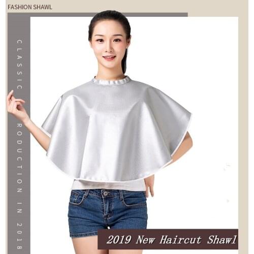 1pcs Professional Hairdressing Shawls Grid Waterproof Hair Treatments Bib Styling Salon Hairdresser Shampoo Cape Wraps